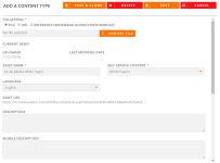 Add Content Type dialog
